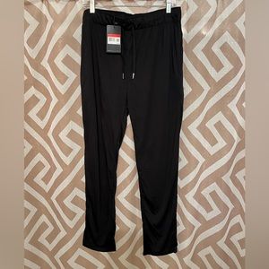 Galaxy by Harvic men’s Lg black lounge pants elastic waist w/side pockets. NWT.